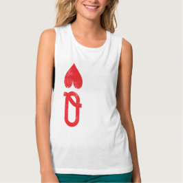 あなたのカスタムの女性のベラフローレーサーバックタンクトップ タンクトップ