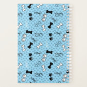 あなたのカスタムカラー、犬のプリントデザイン プランナー手帳 (裏面)