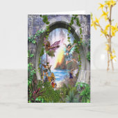 あなたのカスタムグリーティングカード カード (黄色い花)