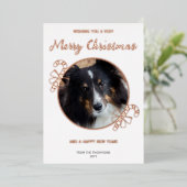 あなたのカスタムフェスティバルキャンディーキャン&文字と写真 箔シーズンカード (立ち正面)