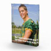 あなたのカスタムフットボールまたはスポーツ フォトブロック (右)