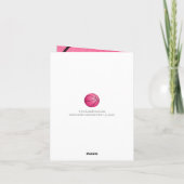 あなたのカスタムメッセージ女の子ピンクのバスケットボールの誕生日 カード (裏面)