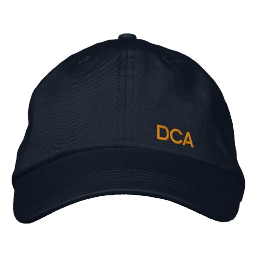 あなたのカスタムモノグラムと刺繍帽子 刺繍入りキャップ (正面)