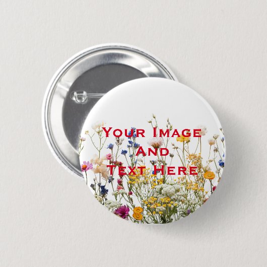 あなたのカスタム写真と文字パーソナライズされた 缶バッジ (正面&裏面)