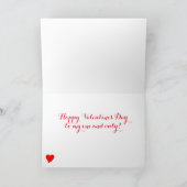 あなたのカスタム写真はバレンタインデーを愛する カード (内部)