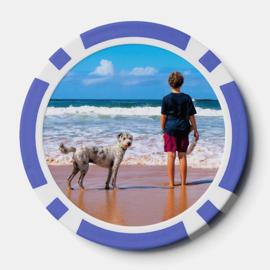 あなたのカスタム写真トランプのポーカーチップギフトパーソナライズされた ポーカーチップ (裏面)