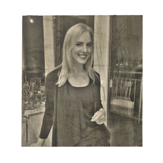 あなたのカスタム写真 ノートパッド (正面)