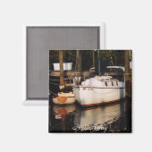 あなたのカスタム帆船マグネット マグネット (正面/裏面)