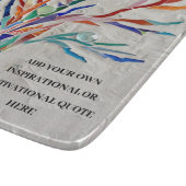 あなたのカスタム感動的引用文 カッティングボード (角)