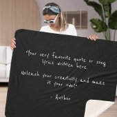 あなたのカスタム文字またはジョークBFFシェルパ毛布 シェルパブランケット