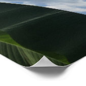 あなたのカスタム文字トロピカルバ葉ナナナ&スカイを追加 ポスター (角)