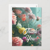 あなたのカスタム文字混合花21テンプレート シーズンポストカード (正面/裏面)