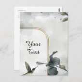 あなたのカスタム文字- Hummingbird パーソナライズされた ポストカード (正面/裏面)
