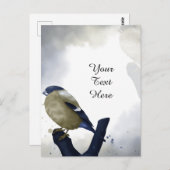 あなたのカスタム文字- Little Bird パーソナライズされた ポストカード (正面/裏面)