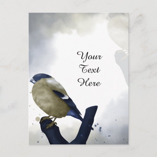 あなたのカスタム文字- Little Bird パーソナライズされた ポストカード (正面)