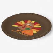 あなたのカスタム紙プレート9"感謝祭トルコ ペーパープレート (アングル)