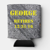 あなたのカスタム退職クーラーボックス 缶クーラー (裏面)