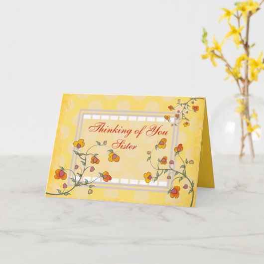 あなたのカトリック教の考え尼僧"考えることは"梳きます カード (黄色い花)