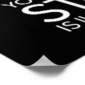 あなたのカムバック物語 – 成功やる気を起こさせる ポスター (角)