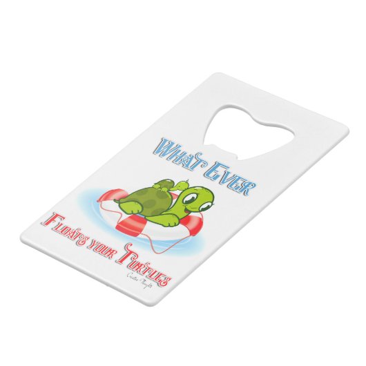 あなたのカメを浮かせるものは何でも2 クレジットカード栓抜き (正面アングル)