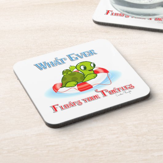 あなたのカメを浮かせるものは何でも2 コースター (左側)