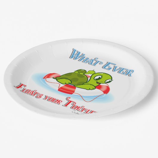 あなたのカメを浮かせるものは何でも2 ペーパープレート (アングル)