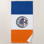 あなたのカラーを誇示せよ - ニューヨーク ビーチタオル (正面)