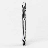 あなたのカラーウェーブ白黒デザインiPhoneケース Case-Mate iPhoneケース (裏面/右)