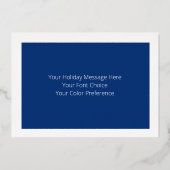 あなたのカラーズスターオブデイヴィッド（ユダヤ教）メノラーハッピーハヌカー 箔シーズンカード (裏面)