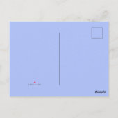 あなたのカラー/文字、真珠のイヤリングを持つバーメア・ガール  ポストカード (裏面)