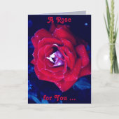 あなたのカードのために赤いバラ シーズンカード (正面)