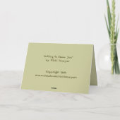 あなたのカードを知る カード (裏面)