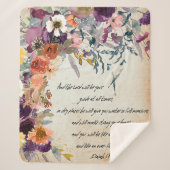 あなたのガイド、秋のフローラミックス シェルパブランケット (正面)