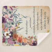 あなたのガイド、秋のフローラミックス シェルパブランケット (正面(横))