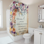 あなたのガイド、秋のフローラミックス シャワーカーテン (インサイチュ)