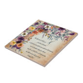 あなたのガイド、秋のフローラミックス タイル (側面)