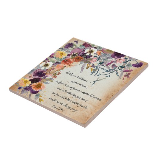 あなたのガイド、秋のフローラミックス タイル (側面)