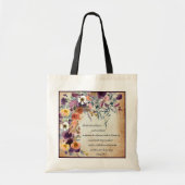 あなたのガイド、秋のフローラミックス トートバッグ (正面)