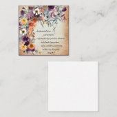 あなたのガイド、秋のフローラミックス ノートカード (正面/裏面)