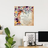 あなたのガイド、秋のフローラミックス ポスター (ホームオフィス)