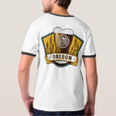 あなたのガラスを上げて下さい Tシャツ (裏面)