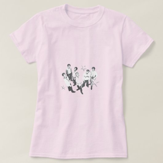 あなたのガールクラッシュな心とエレガンスが出会う場所。 Tシャツ (デザイン正面)