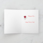 あなたのキスだけ-ヴィンテージのバレンタインカード シーズンカード (内部)