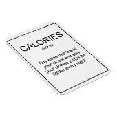 あなたのキッチンのためのカロリー定義マグネット マグネット (右側)