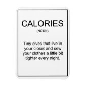 あなたのキッチンのためのカロリー定義マグネット マグネット (縦)