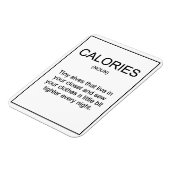 あなたのキッチンのためのカロリー定義マグネット マグネット (左側)