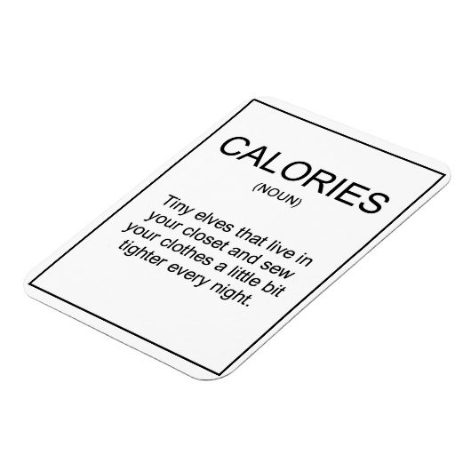 あなたのキッチンのためのカロリー定義マグネット マグネット (左側)