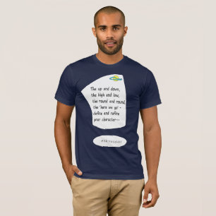 あなたのキャラクター – ブラックレタリング Tシャツ