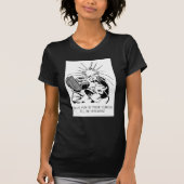 あなたのキュービクルで楽しい時を、私溶接します過して下さい! Tシャツ (正面)