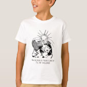 あなたのキュービクルで楽しい時を、私溶接します過して下さい! Tシャツ (正面)